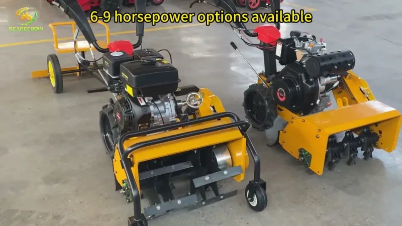 Riding weeder configuration overview